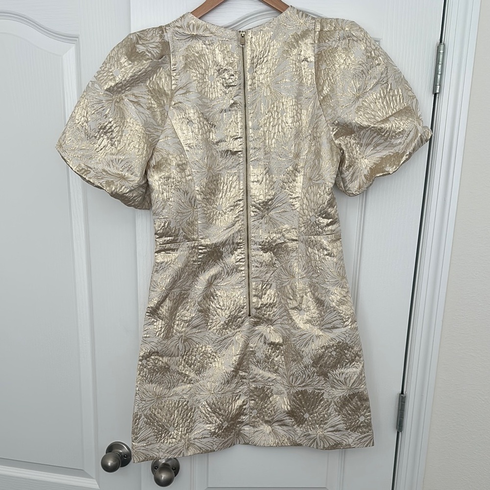 Lilly Pulitzer Ailani Gold Floral Dress - Picture 8 of 15